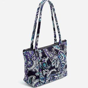 Vera Bradley CARSON East West Tote in Deep Night Paisley - New!